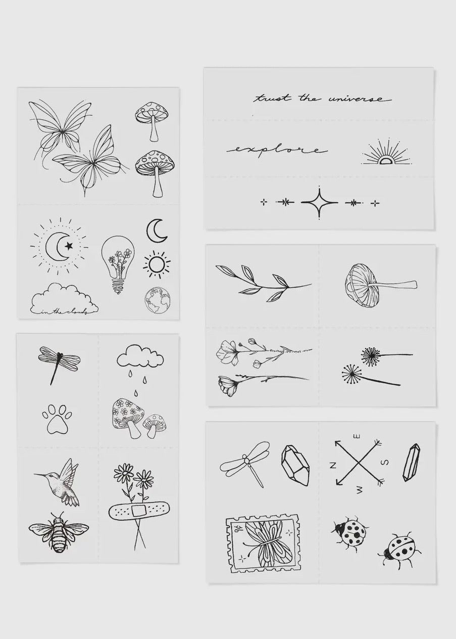 Explorer Temporary Tattoo Pack