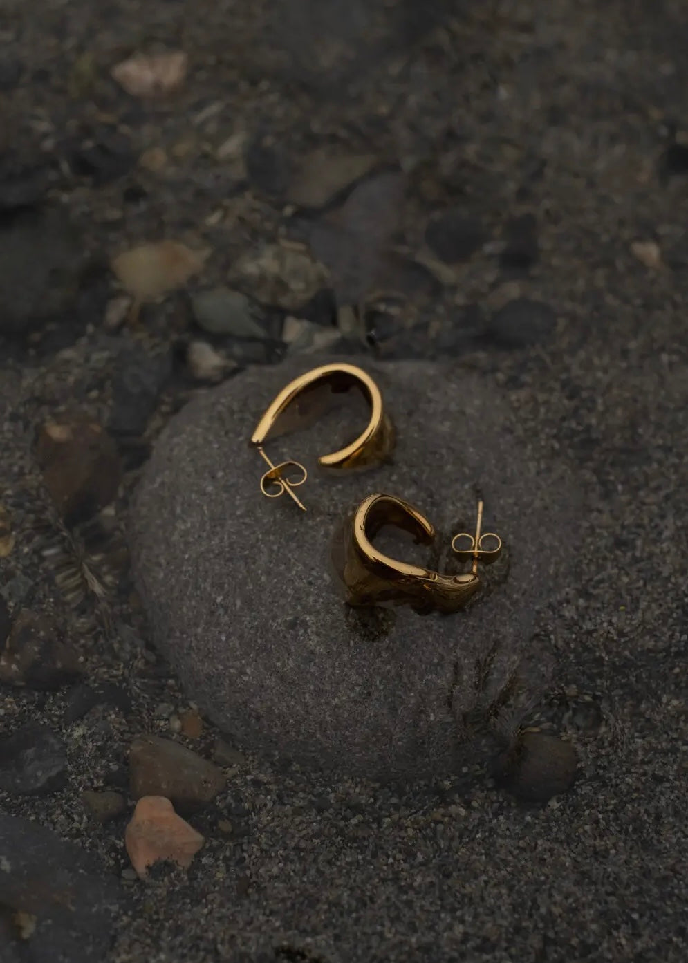 Chunky Organic Open Hoops