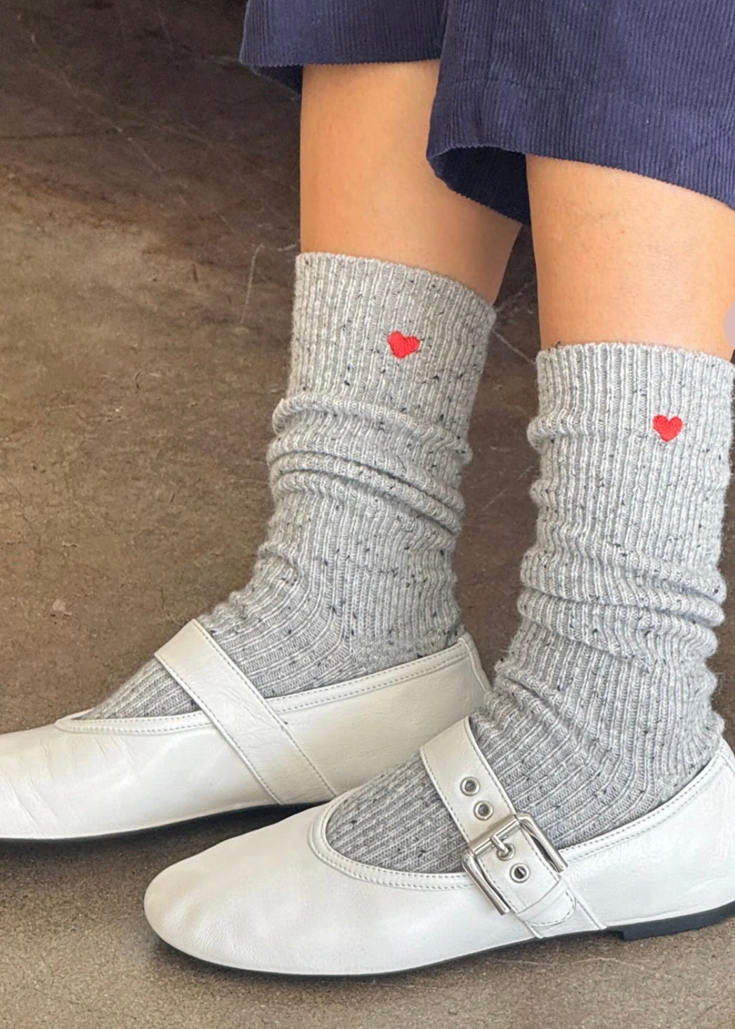 Embroidered Snow Socks