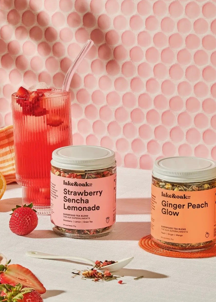 Strawberry Sencha Lemonade - Superfood Tea Blend