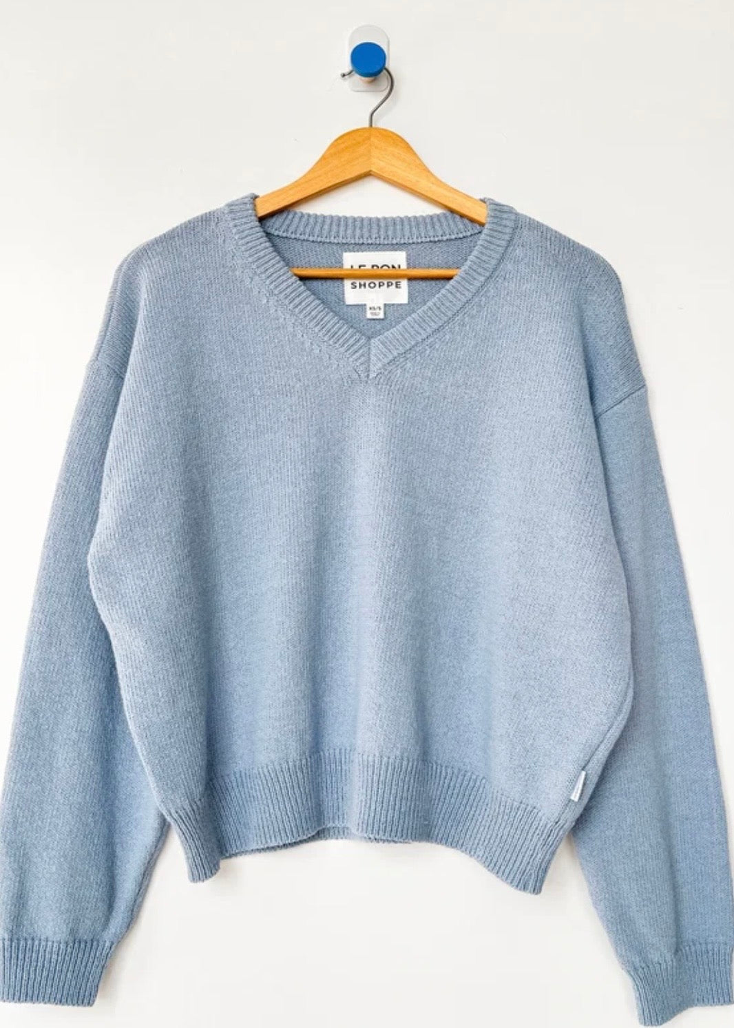 *pre-order Abby Cotton V-Neck Sweater