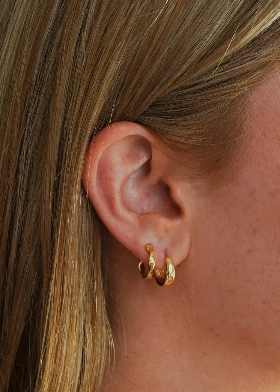 Rory Rope Twist and Thick Earring Set