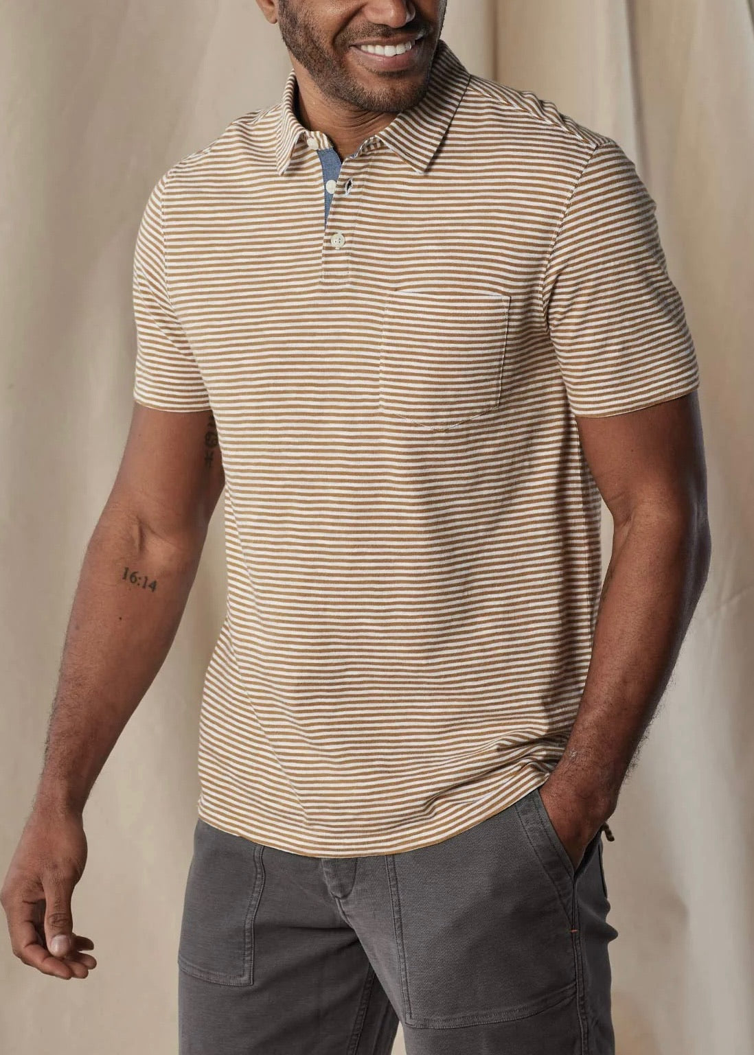 Vintage Slub Pocket Polo