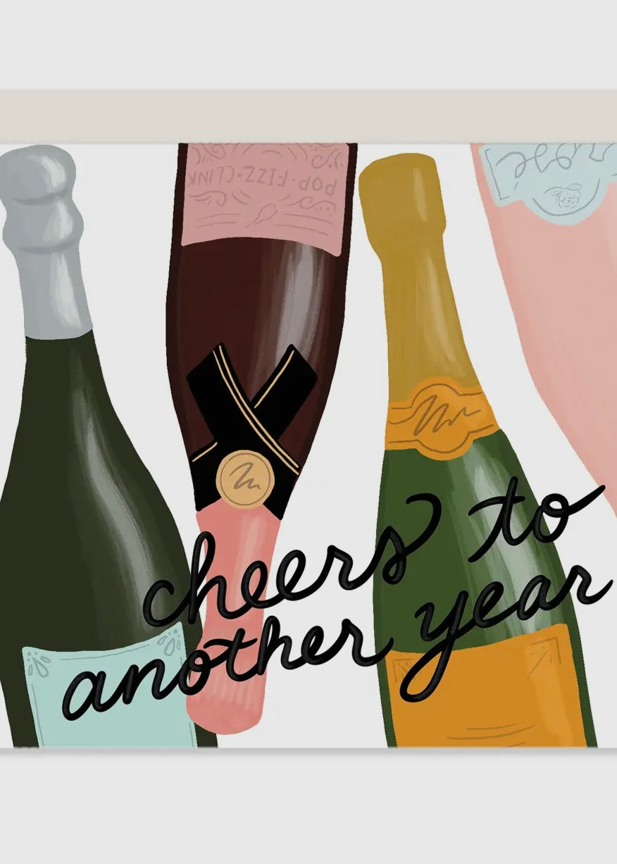 Champagne Birthday Card