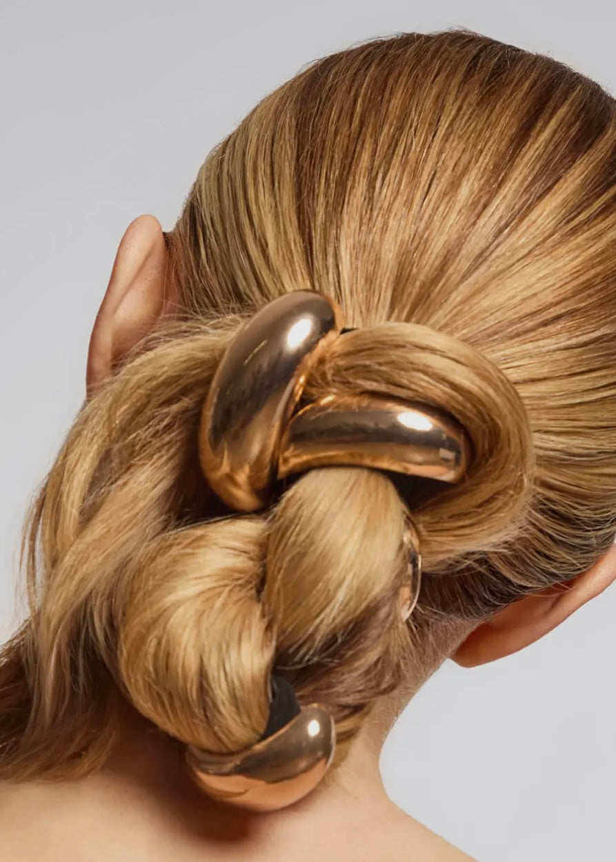 Gold Metal Cloud Cuff - Small