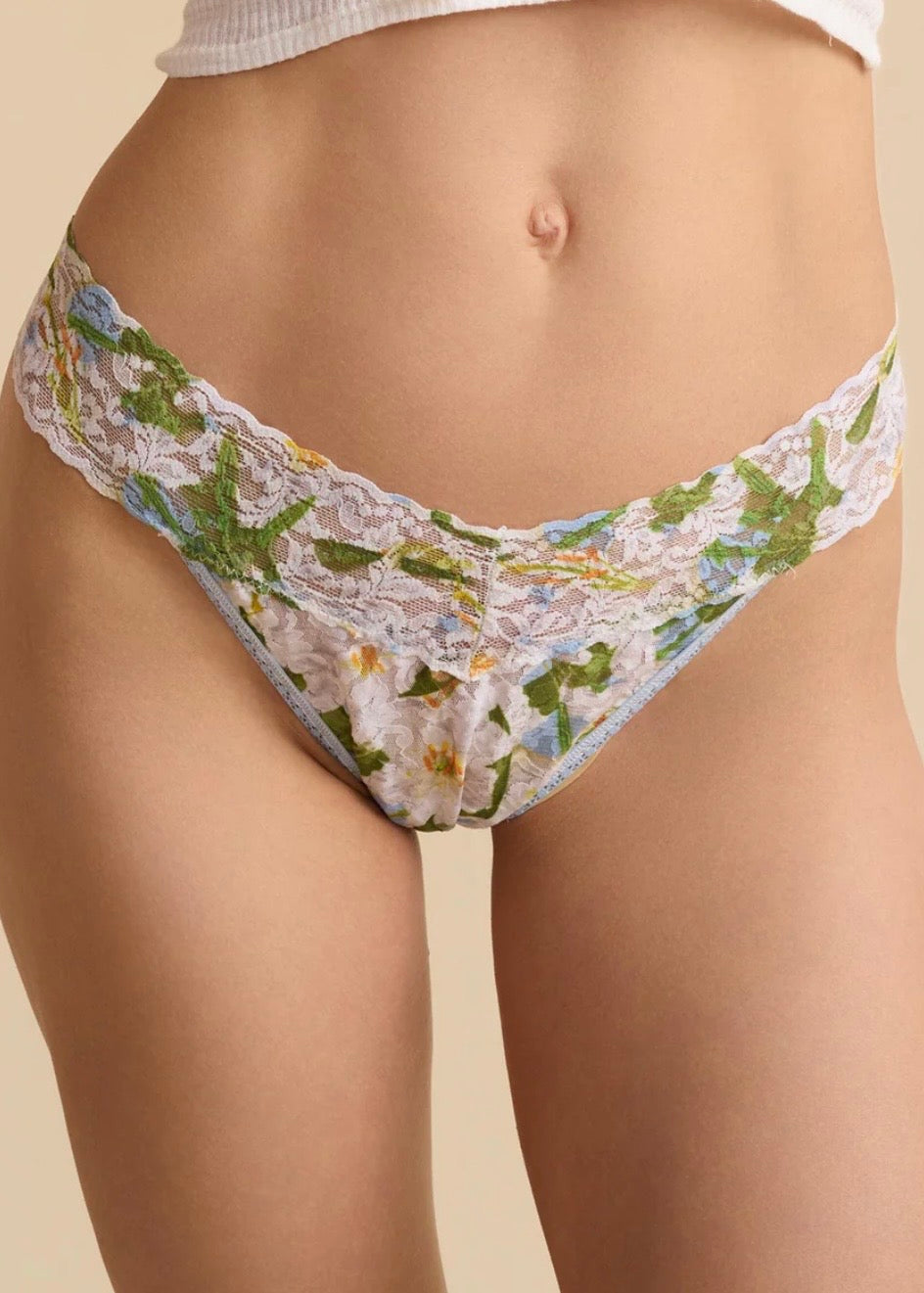 Printed Signature Lace® Thong