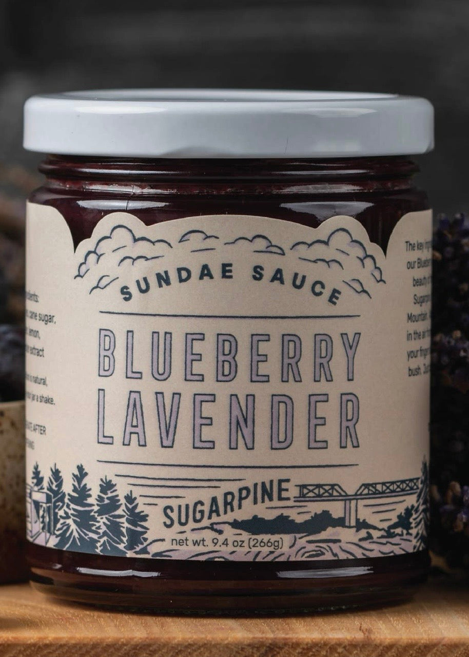 Blueberry Lavender Sundae Sauce