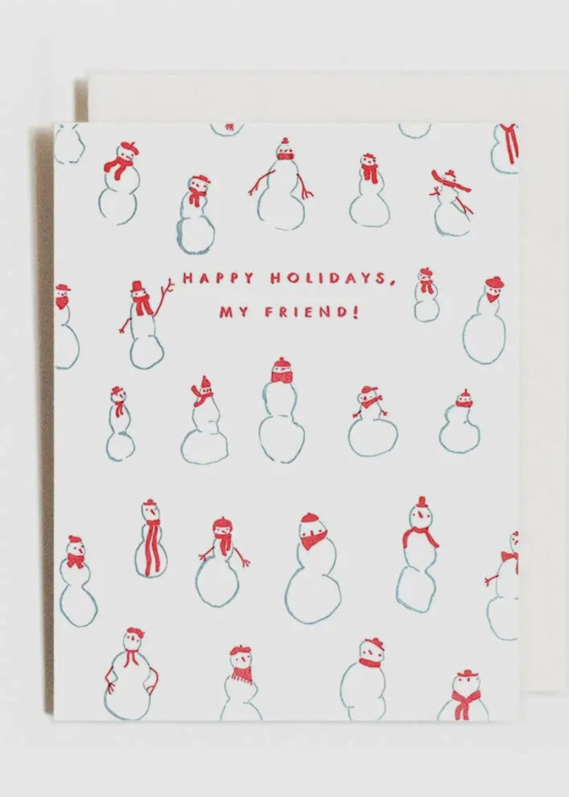 Snowman Friend Card