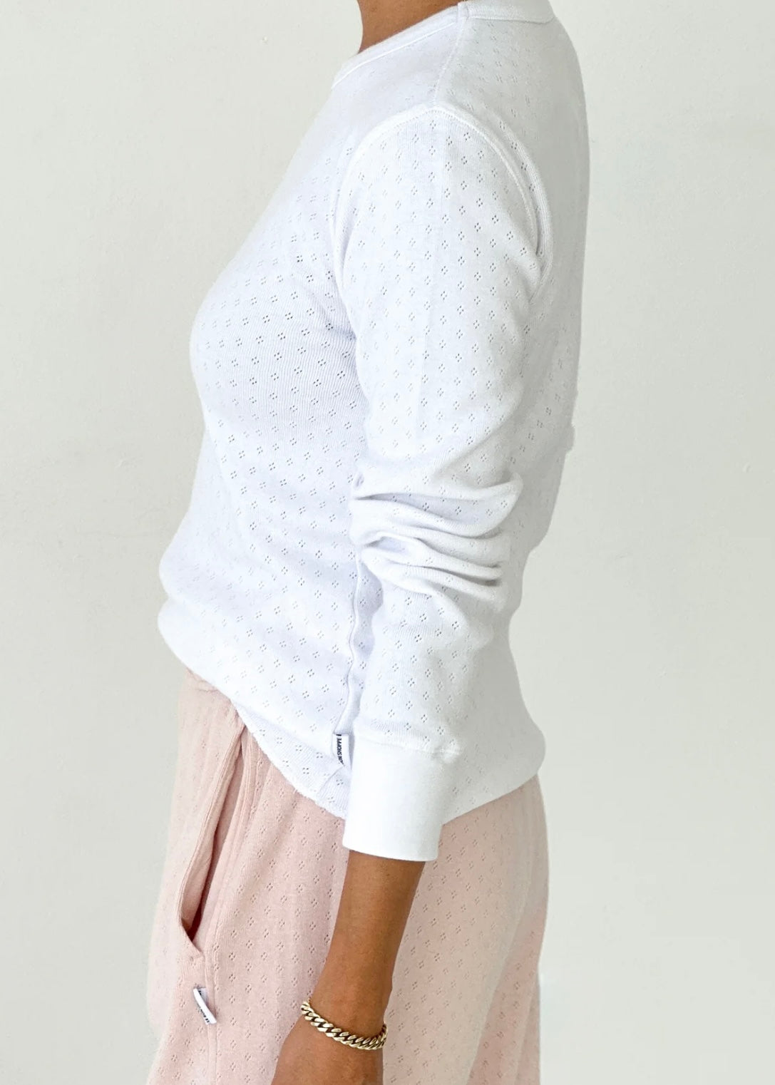 Pointelle Fundamental Tee