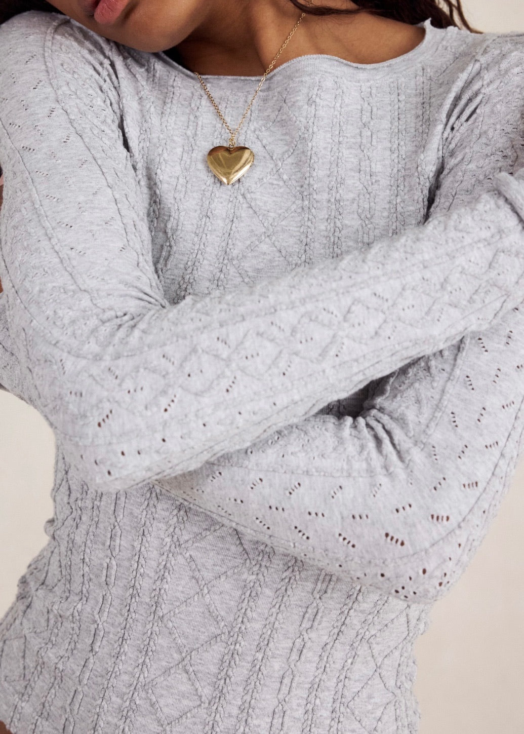 So Soft Seamless Modal Cable Long Sleeve