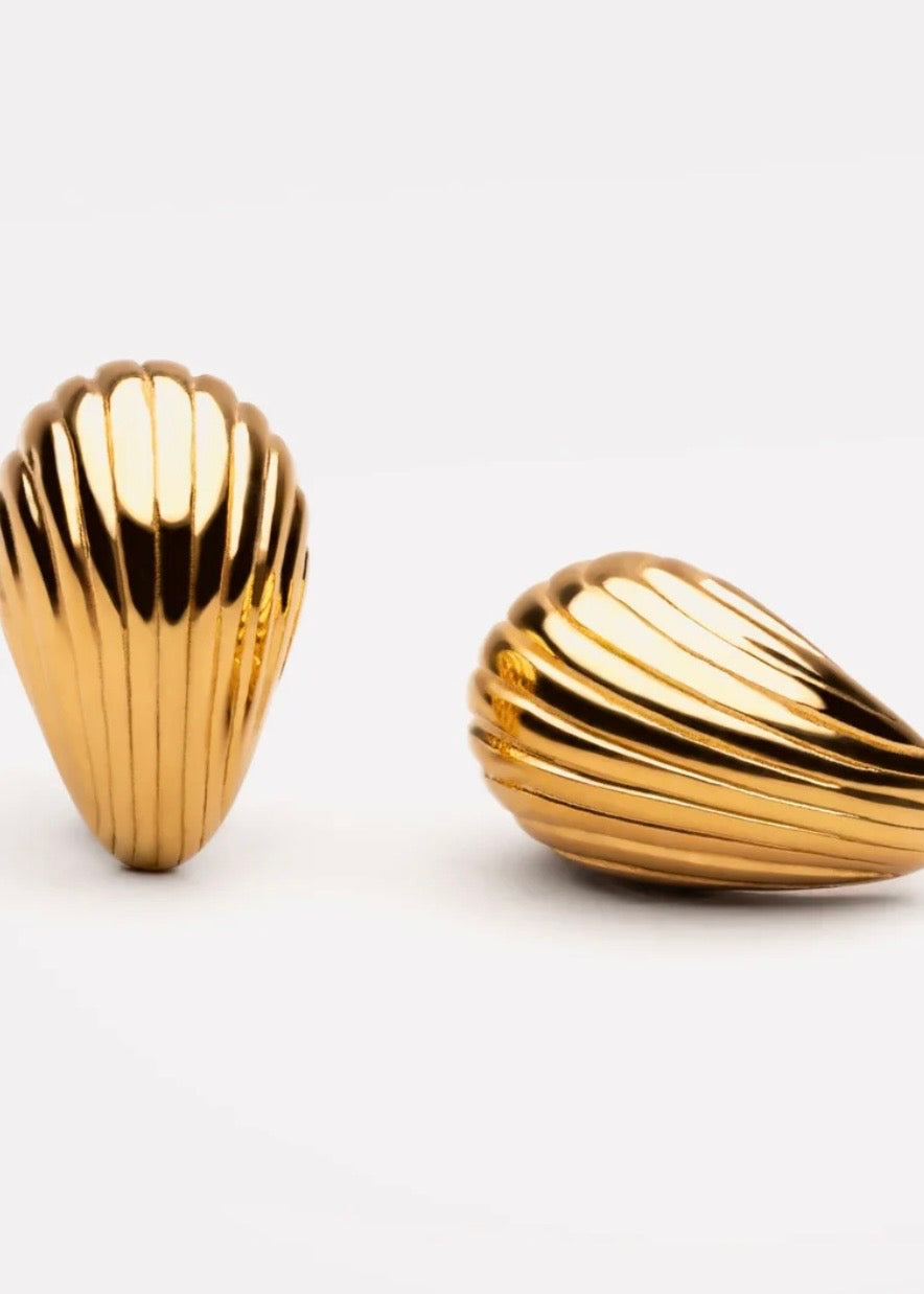 Ridged Earrings