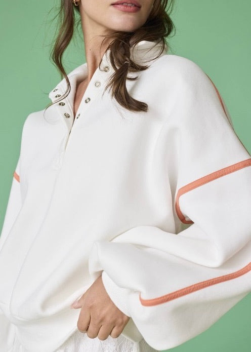 Allan Piping Pullover