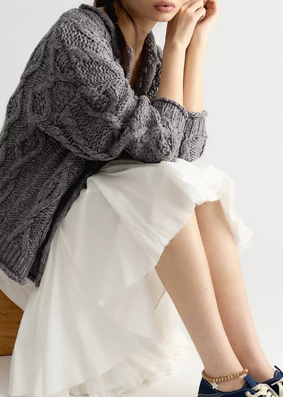 Opal Rollneck Knit Cardi