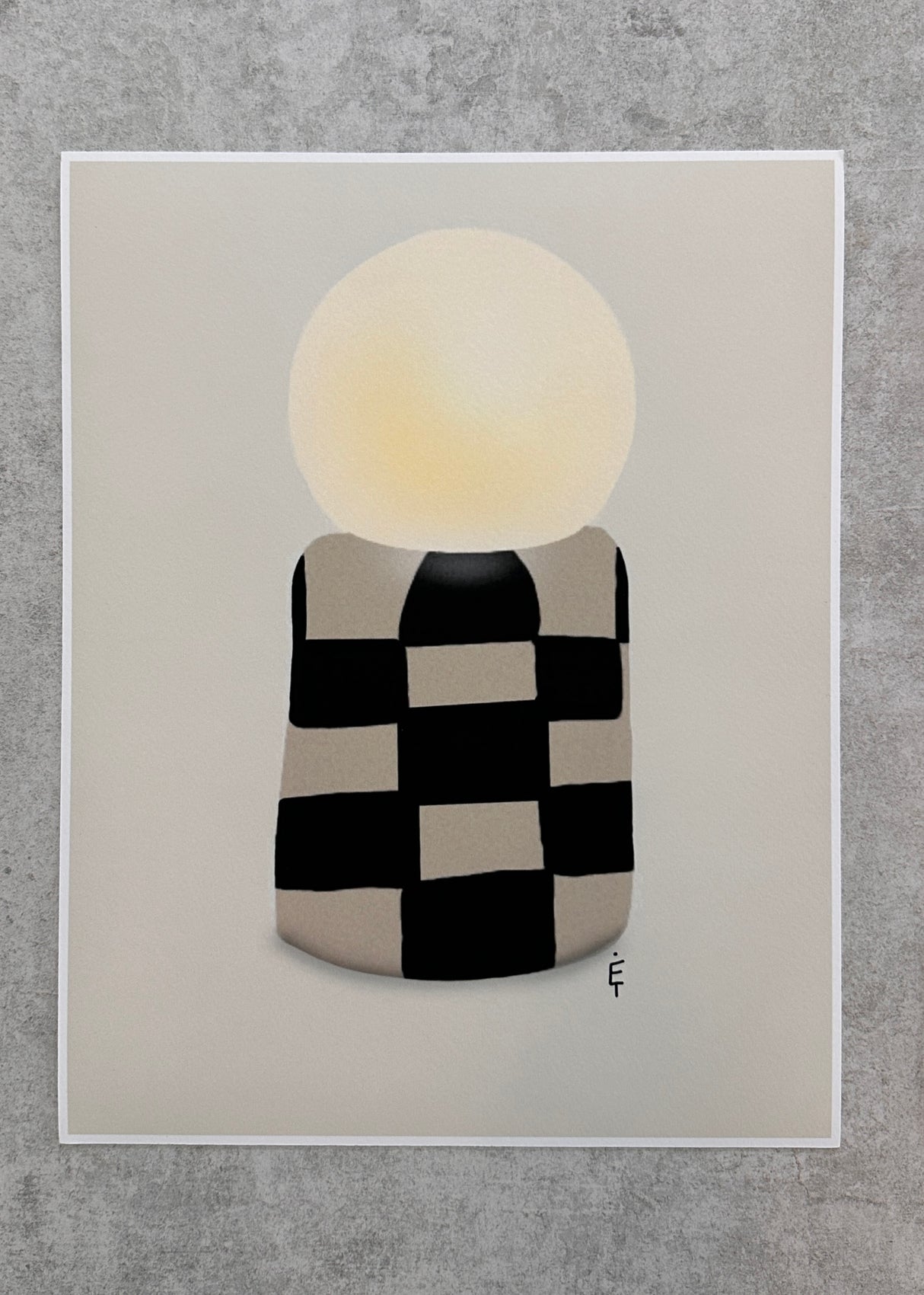 Lightbulb Art Prints by Local Artist, Erika, Teveniuk