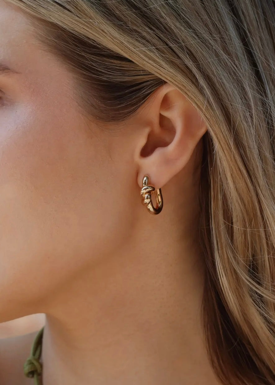 Karina Knot Hoops