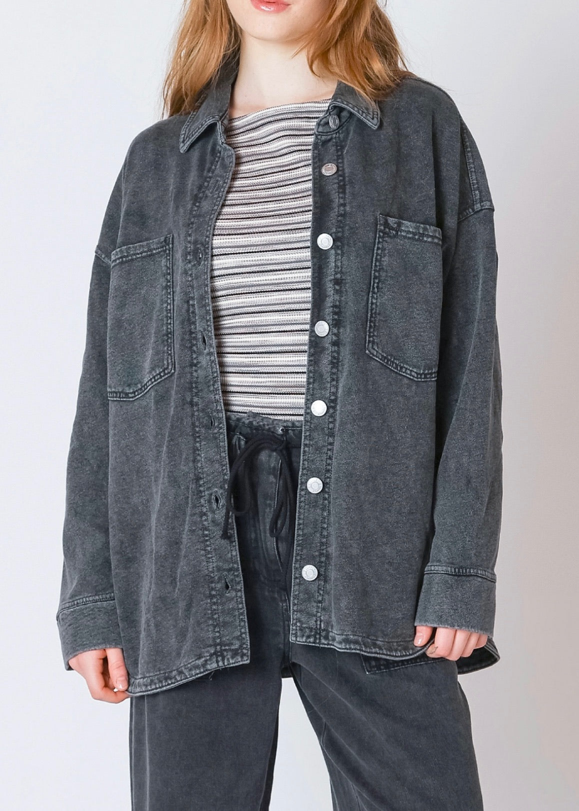 Knit Denim Jacket