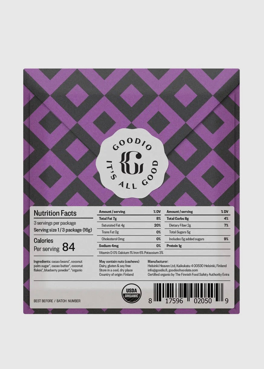 61% Wild Blueberry Chocolate