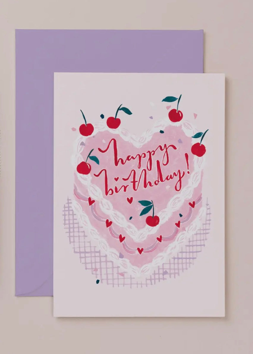 Kitsch Cake Birthday Card