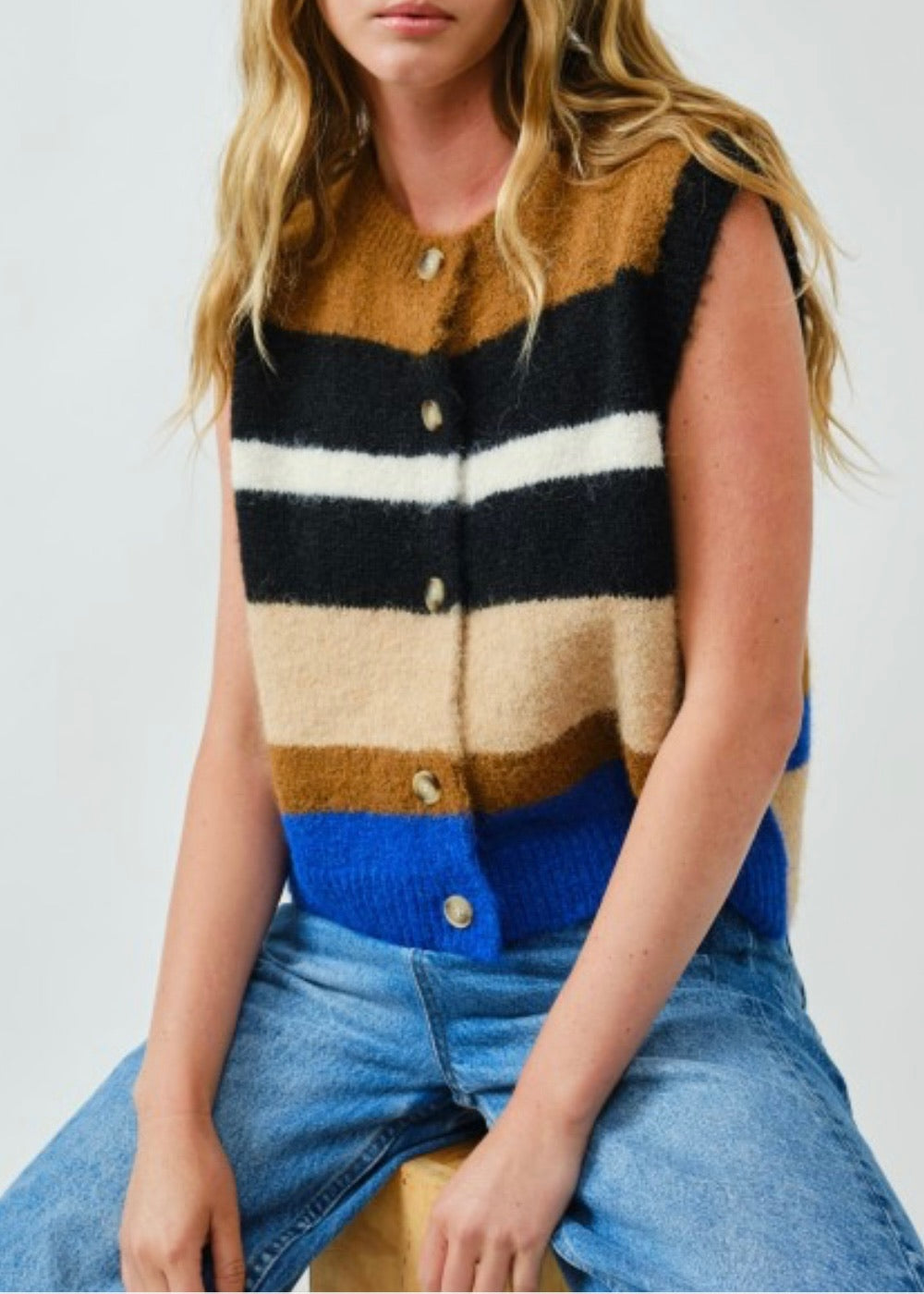 Louie Stripe Vest