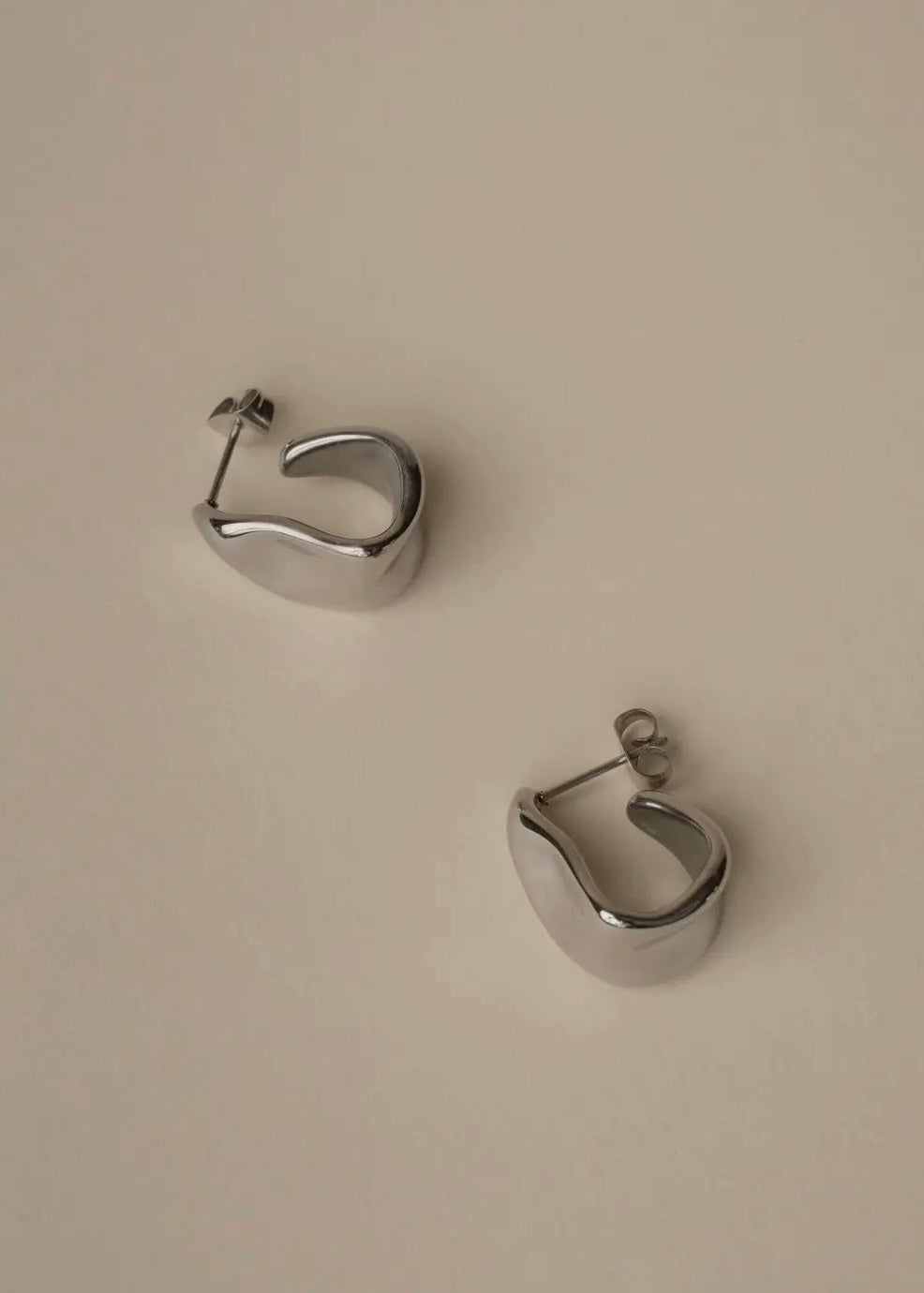 Chunky Organic Open Hoops