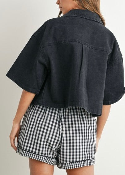 Johnny Cropped Jacket