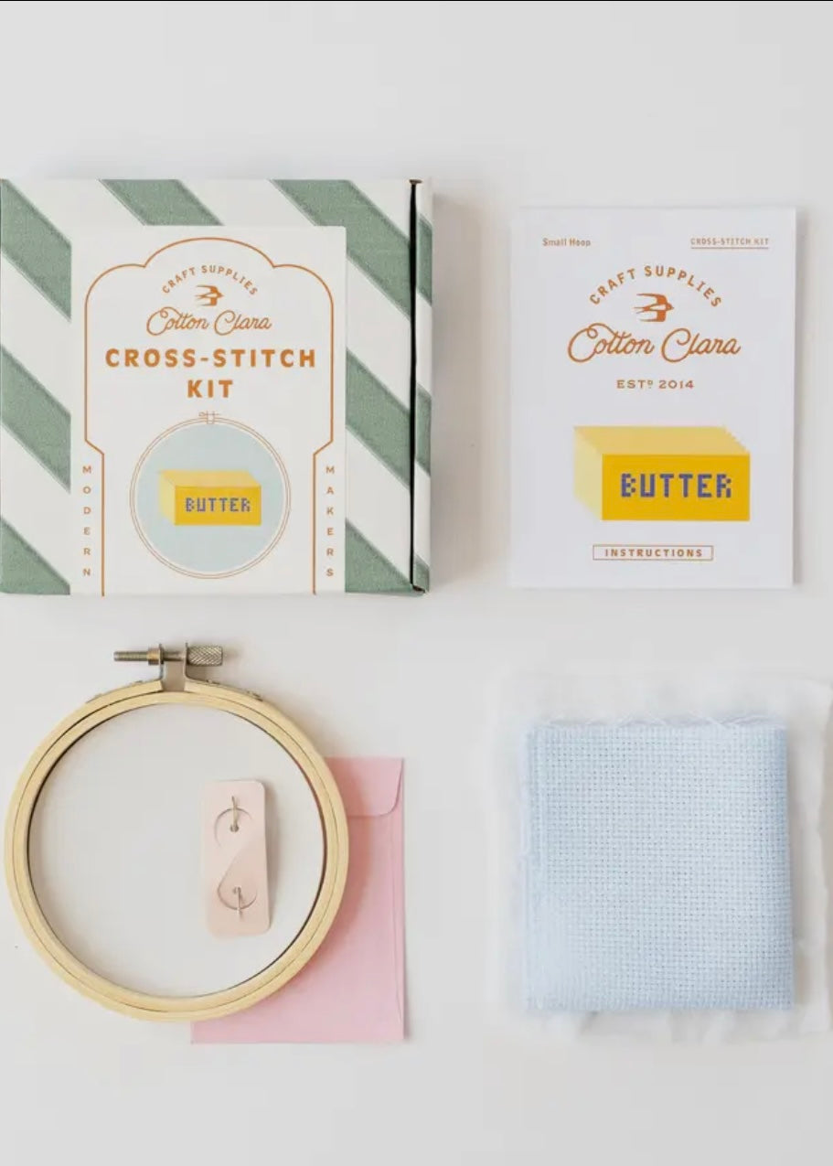 Butter Cross Stitch Kit