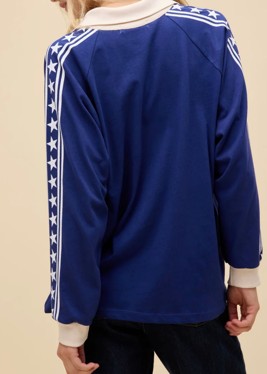 Los Angeles Raglan Rugby Top