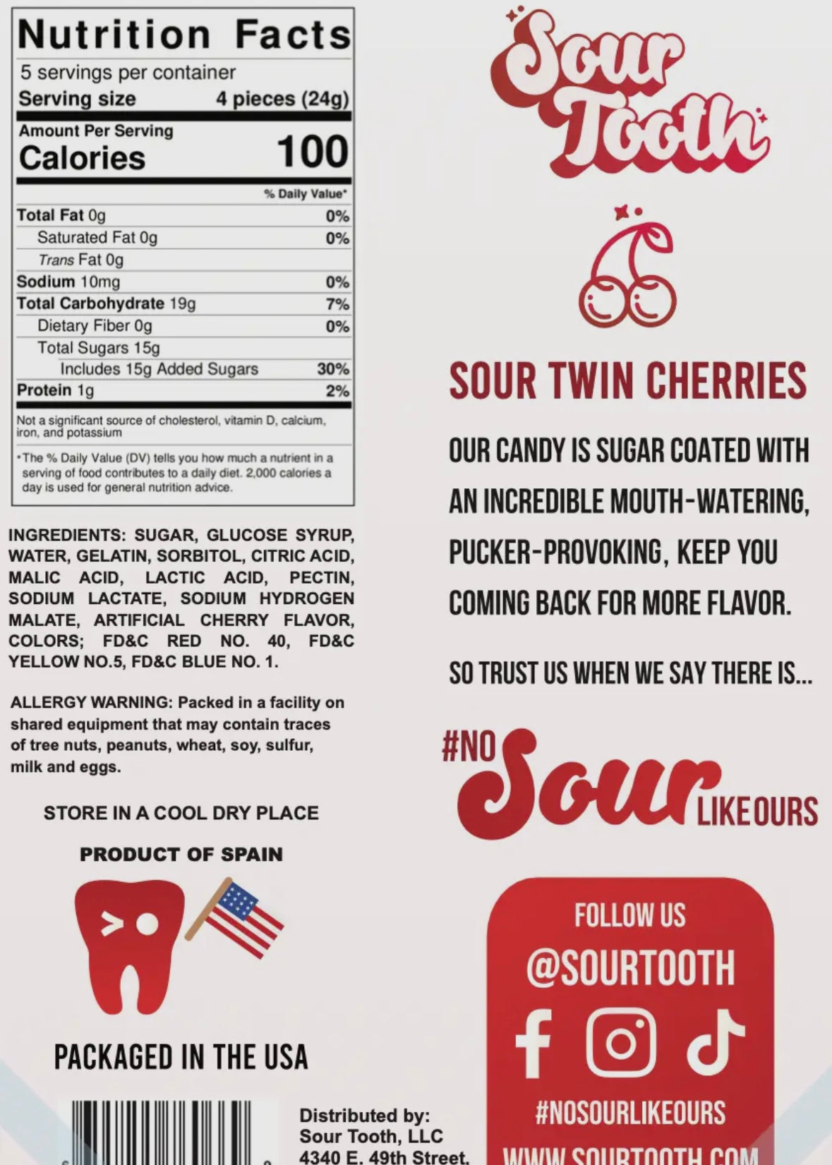Sour Twin Cherries