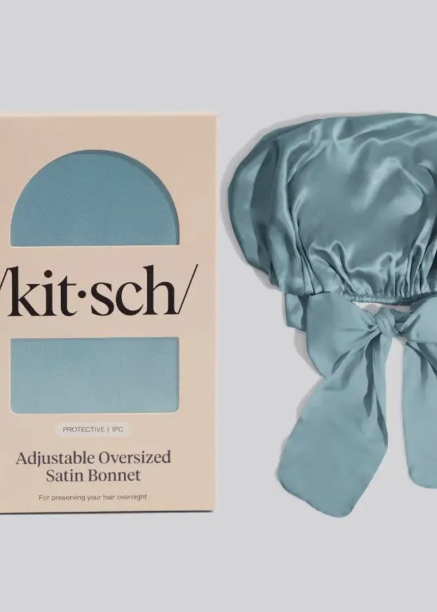 Adjustable Oversized Satin Bonnet