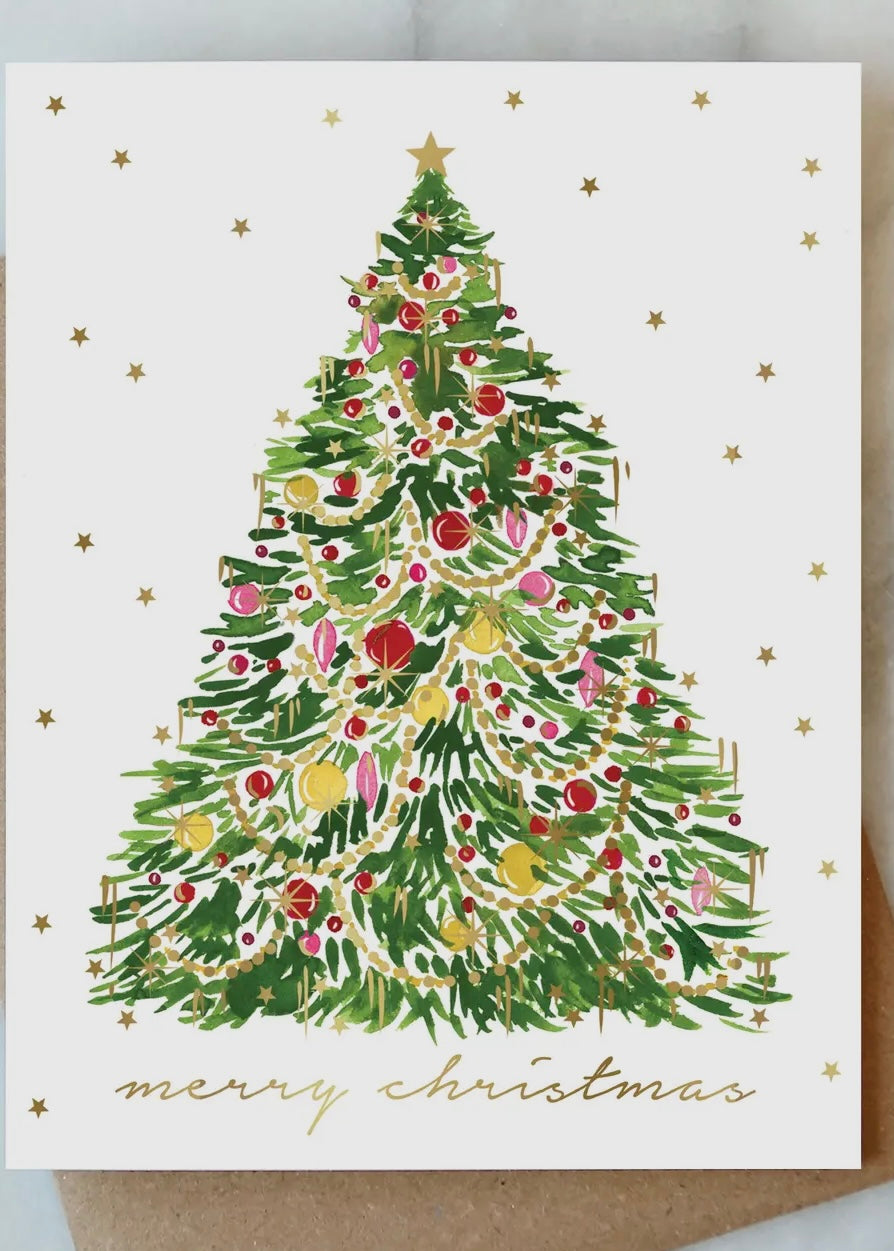 Tinsel Tree Card