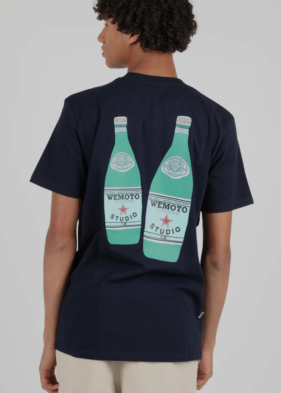 Printed Sparkling Water Artwork T-Shirt