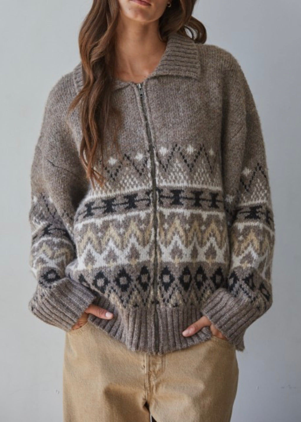 Willa Zip Up Cardigan