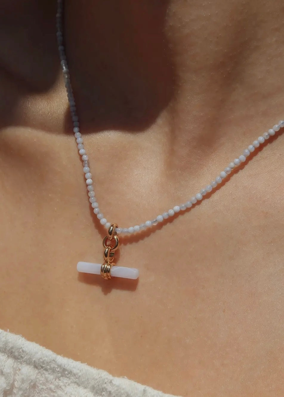 Ethel Gemstone Toggle Charm