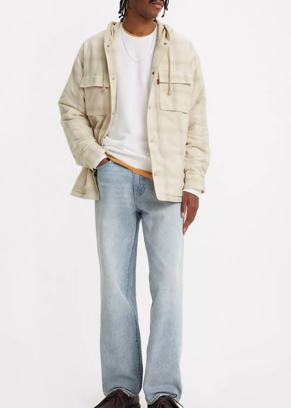 568 Loose Straight Baby Blue Essentials