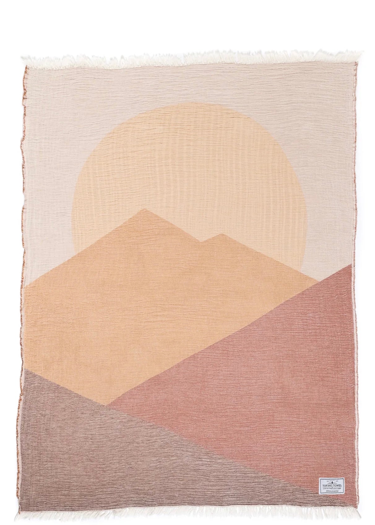 The Meander Muslin Throw