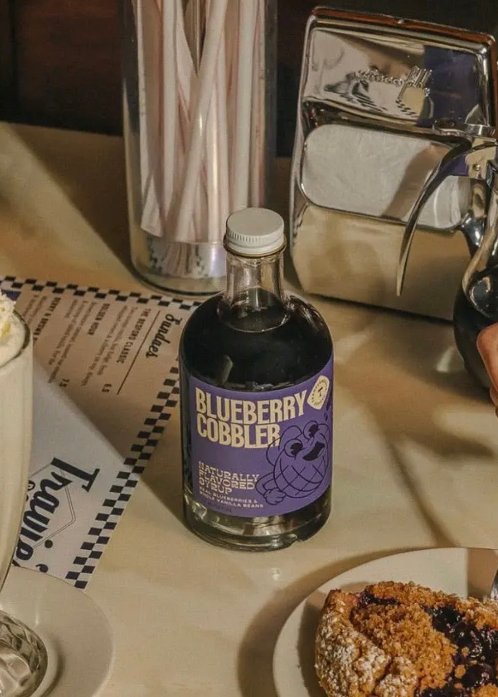 Blueberry Cobbler Syrup
