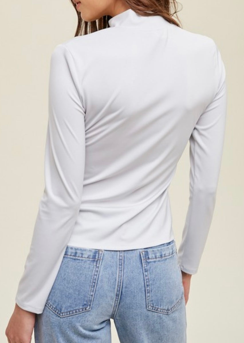 Soft Touch Mock Neck