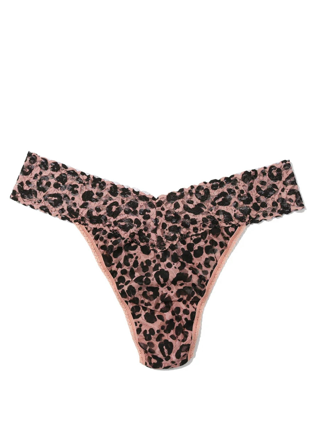 Signature Printed Lace Thong