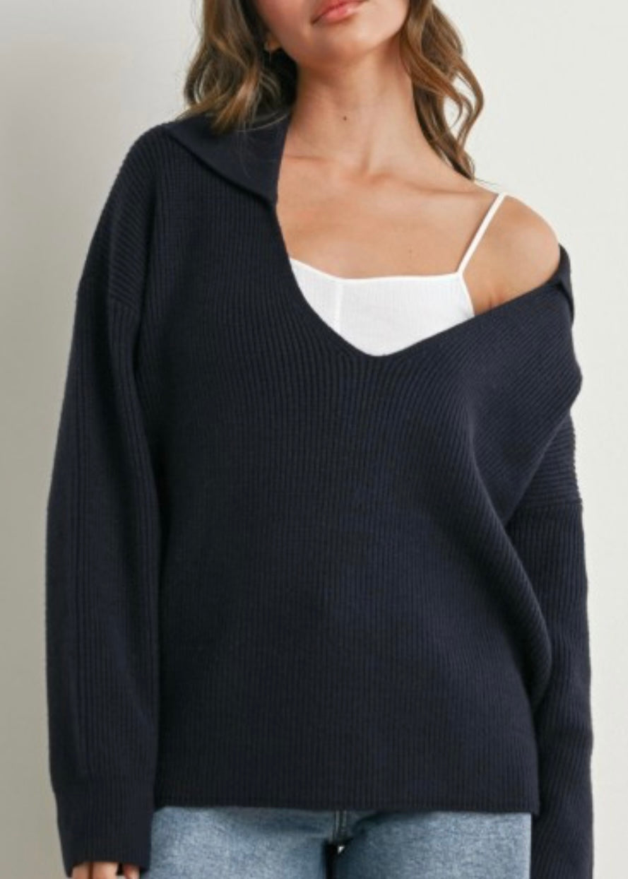 Lannie V-neck Sweater