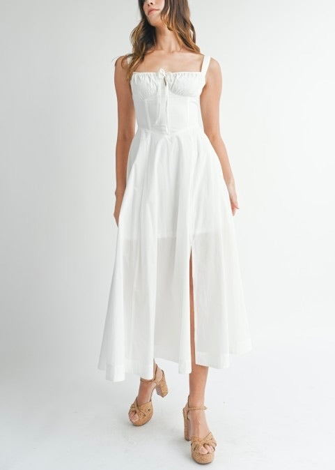 Vi Bustier Midi Dress