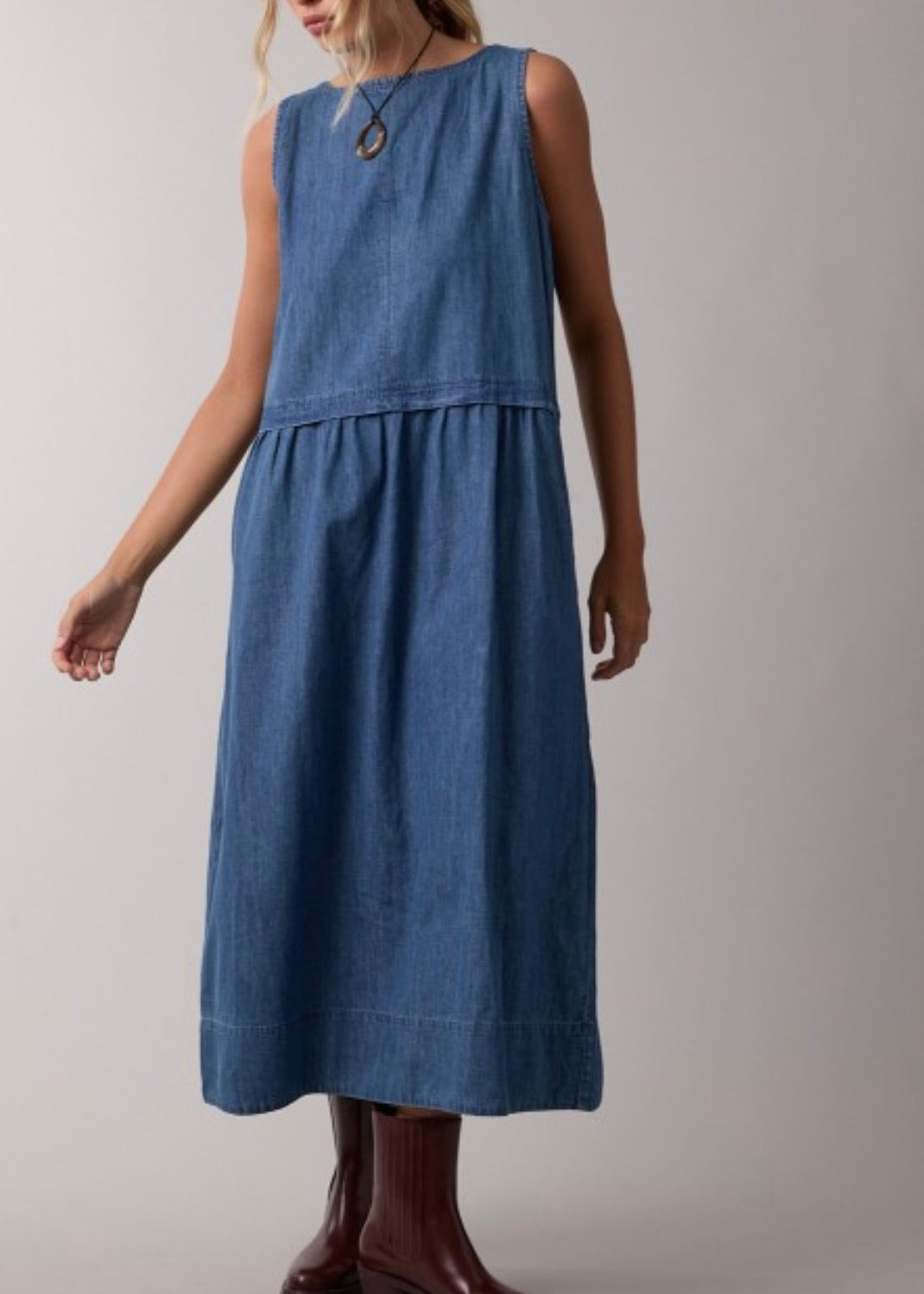 Joplin Midi Denim Dress
