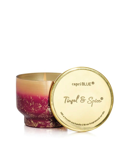 Tinsel & Spice Glimmer Inverted Jar