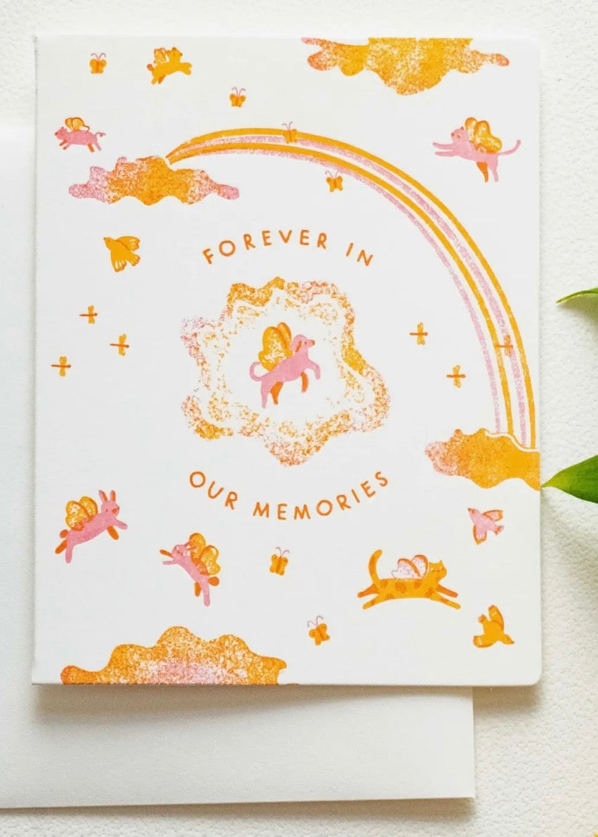 Forever Memories | Pets | Letterpress Card