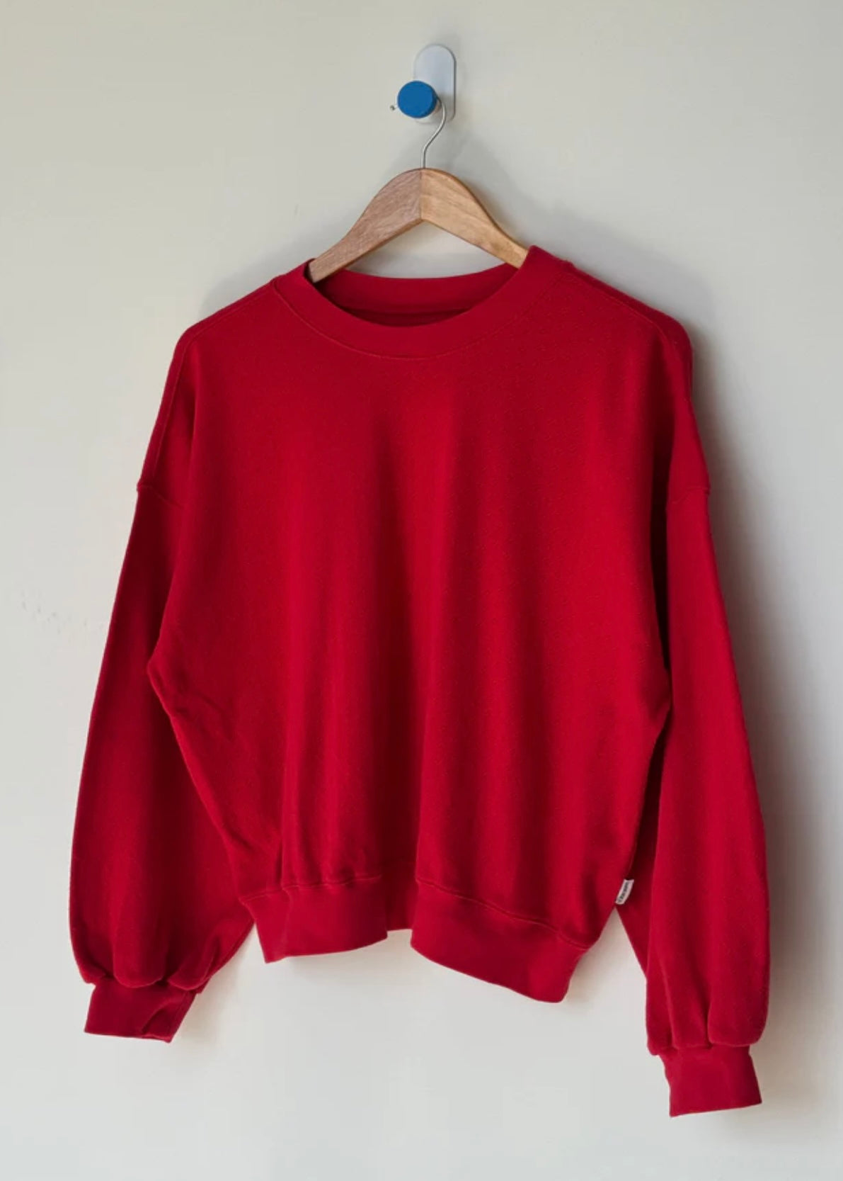 Pointelle Crew Sweatshirt