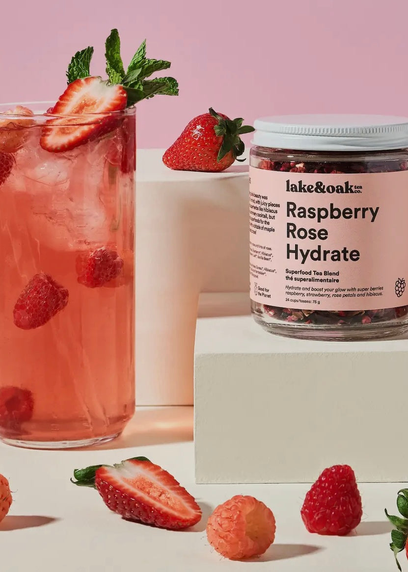 Raspberry Rose Hydrate - Superfood Tea Blend