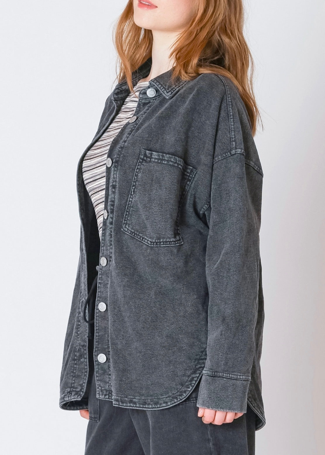 Knit Denim Jacket