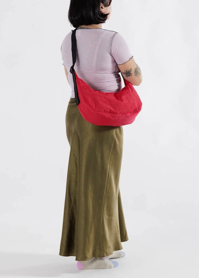 Medium Nylon Crescent Bag