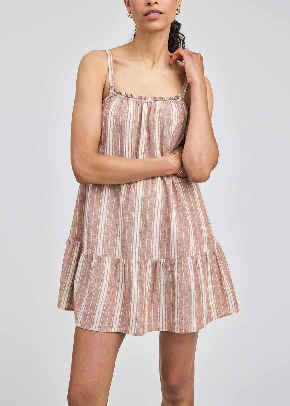 Stephanie Striped Mini Dress
