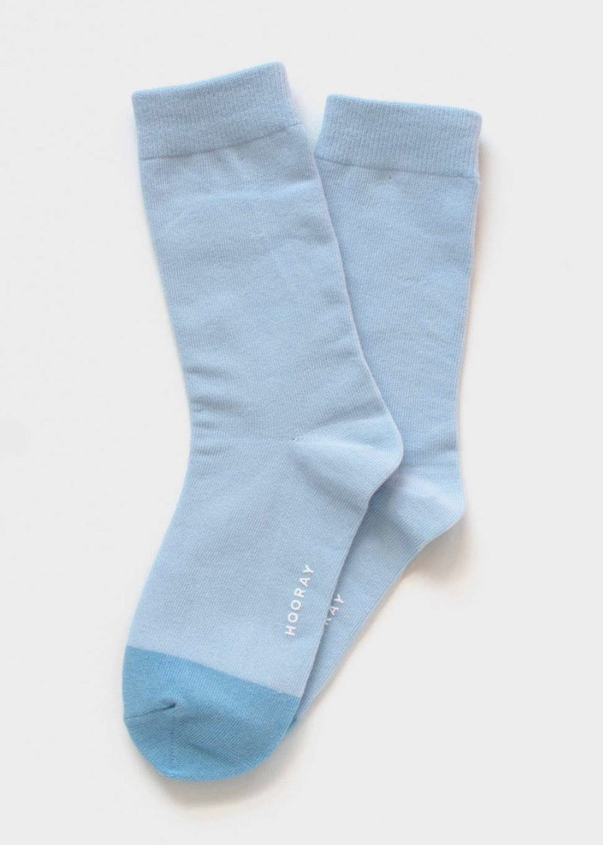 Two Tone Crew Socks