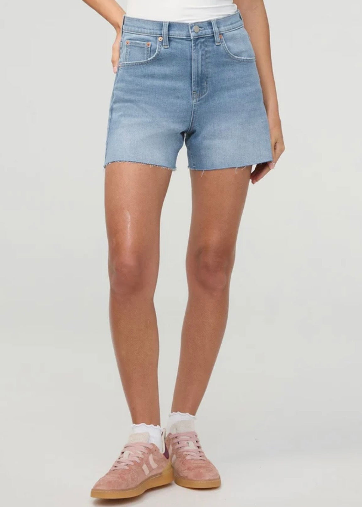 Performance Denim+ HIgh Rise Relaxed Short